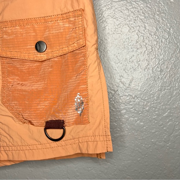 Free People Moonbeam Cargo Skort Color Orange Size Large - Picture 5 of 11